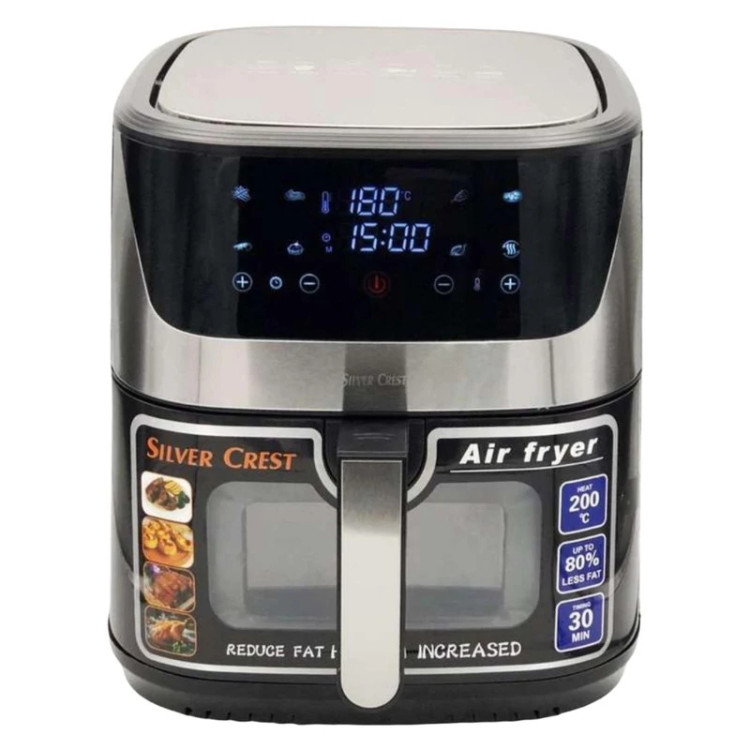 سرخ کن بدون روغن سیلورکرست مدل 2200W DIJITAL 12.5L